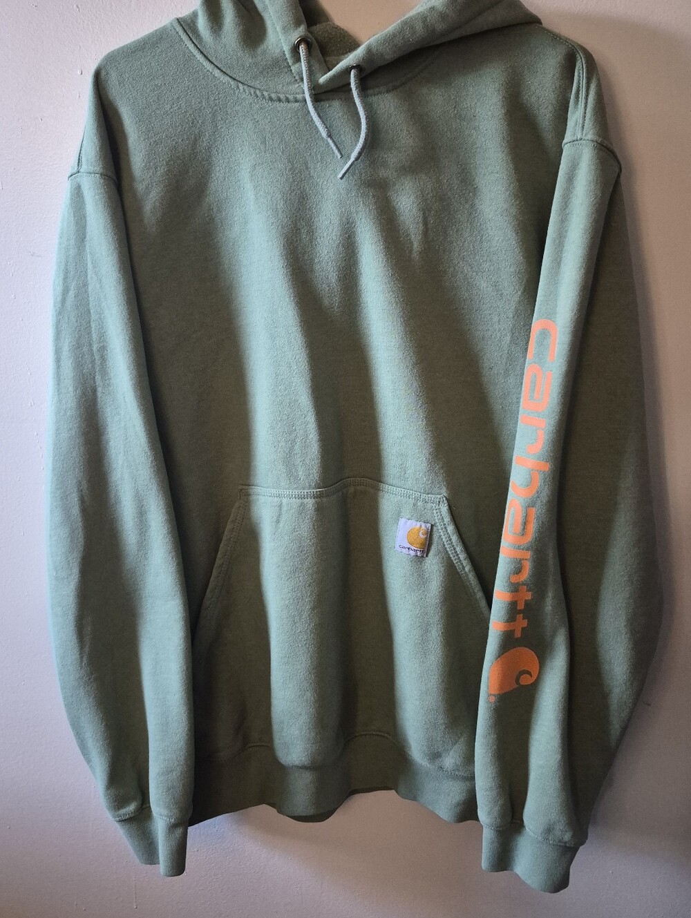 Carhartt Men's Sage Green Midweight Pullover Hoodie